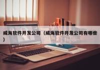 威海软件开发公司（威海软件开发公司有哪些）